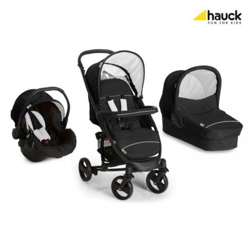 HAUCK Poussette Combinée Trio Miami 4 - Caviar / Silver
