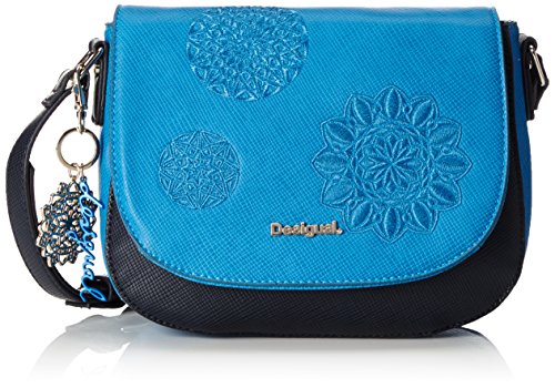 Desigual Juliet, Sac bandoulière - Bleu (Ducados), Taille Unique