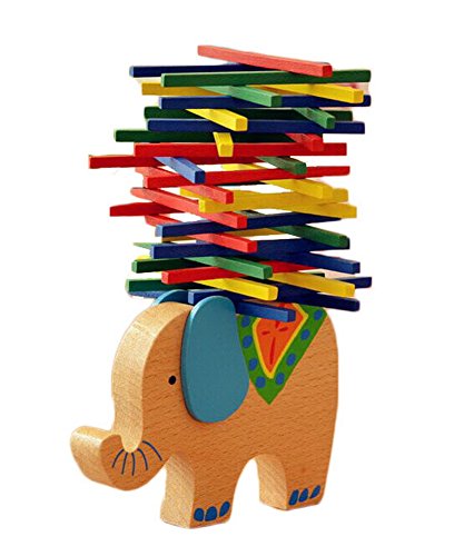 La couleur du faisceau Barre d'équilibre pour enfants Puzzle-Poutre d'équilibre Motif éléphant La couleur du faisceau Barre d'équilibre pour enfants Puzzle-Poutre d'équilibre Motif éléphant