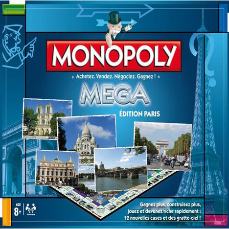 WINNING MOVES Méga Monopoly Edition Paris WINNING MOVES Méga Monopoly Edition Paris