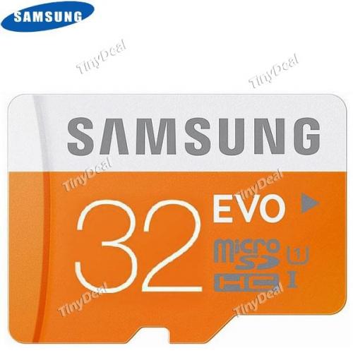 SAMSUNG 32GB EVO Class 10 Micro SDHC UHS-I up to 48MB/s Memory Card ATF-136011