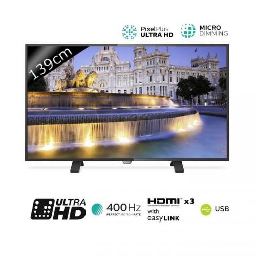 PHILIPS TV 55PUH4900 - UHD 4K - 139cm (55 pouces) - LED - 3 HDMI - Classe A PHILIPS TV 55PUH4900 - UHD 4K - 139cm (55 pouces) - LED - 3 HDMI - Classe A