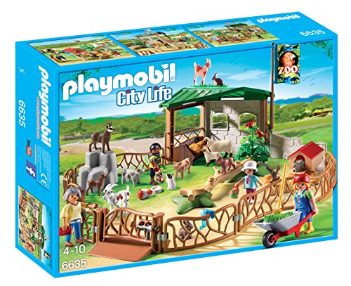 Playmobil - 310515 - La Vie En Ville - 6635 - Parc Animalier Playmobil - 310515 - La Vie En Ville - 6635 - Parc Animalier