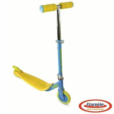 Funbee Trottinette Mixte 2 Roues Jaune et bleu Funbee Trottinette Mixte 2 Roues Jaune et bleu