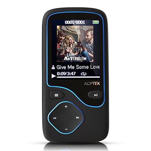 AGPTek C05 Bluetooth Lecteur MP3 8GB, Noir AGPTek C05 Bluetooth Lecteur MP3 8GB, Noir
