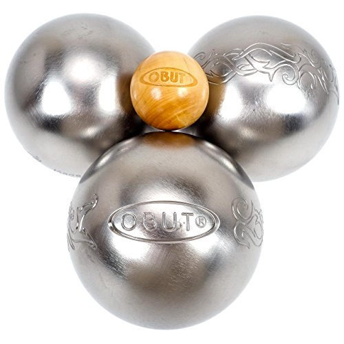 Obut Loisir inox TATOU, jeu de 3 boules