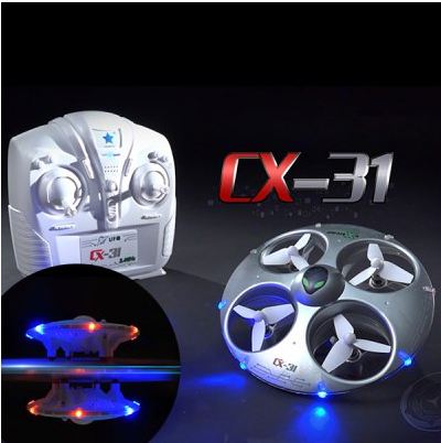 Drone Cheerson CX - 31 Headless Mode 2.4G 4CH RC Quadcopter 3D Stunt 6 Axis Gyro Aircraft 