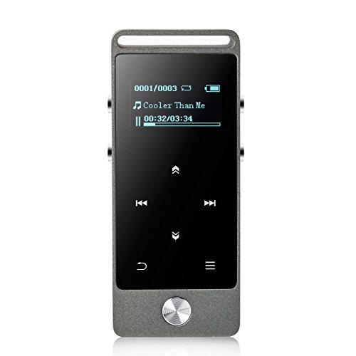 AGPTek M20 Lecteur Mp3 de Métal, Lecteur MP3 Tactile 8Go avec Radio FM et E-book (soutien la carte de mémoire jusqu'à 32Go) AGPTek M20 Lecteur Mp3 de Métal, Lecteur MP3 Tactile 8Go avec Radio FM et E-book (soutien la carte de mémoire jusqu'à 32Go)