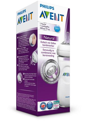  Lot de 3 Biberons Natural 330ml