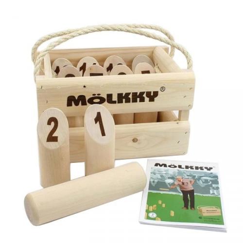 TACTIC Mölkky Jeu de Quilles Finlandaises Version luxe (boite en bois) TACTIC Mölkky Jeu de Quilles Finlandaises Version luxe (boite en bois)