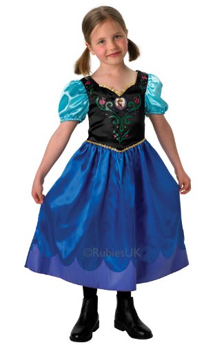 Rubie's 889543M La Reine des Neige Anna Robe deguisement Costume 5-6 ans Rubie's 889543M La Reine des Neige Anna Robe deguisement Costume 5-6 ans