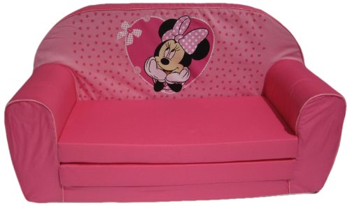 Disney Canap&eacute; - Sofa Minnie avec Petits Coeurs