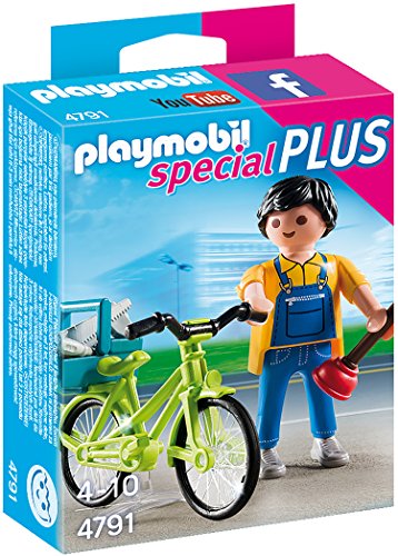 Playmobil - 4791 - Bricoleur avec matriel et vlo
