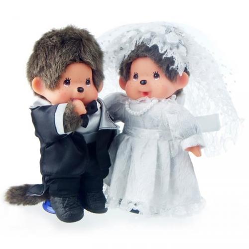 Deux peluches monchhichi