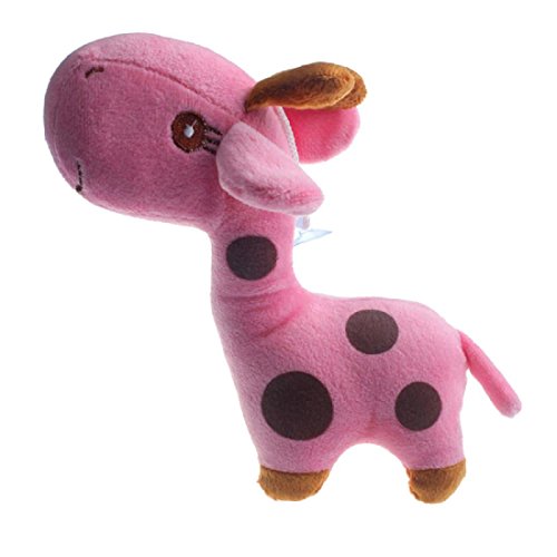 Amlaiworld Girafe cher peluche peluche poupées animaux bébé Kid anniversaire cadeau fête (Rose)