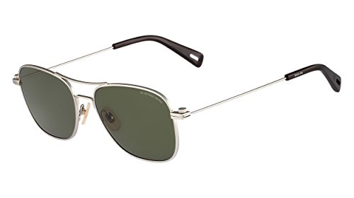 G-Star - Lunette de soleil GS101S Metal Alcatraz Aviator, Silver semi matte