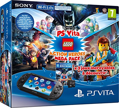 Console Playstation Vita + Lego Mega Pack + Carte Mémoire 8 Go pour PS Vita Console Playstation Vita + Lego Mega Pack + Carte Mémoire 8 Go pour PS Vita