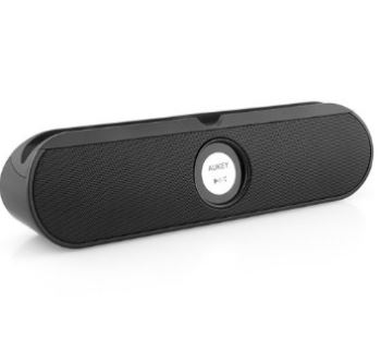 AUKEY Enceinte Bluetooth Sans fil portable mains libres avec 2 Haut-parleurs intégrés de 5W et un support arrière AUKEY Enceinte Bluetooth Sans fil portable mains libres avec 2 Haut-parleurs intégrés de 5W et un support arrière