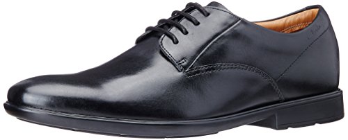 Clarks Gosworth Walk, Chaussures de ville homme - Noir (Black), 43 EU (9 UK)