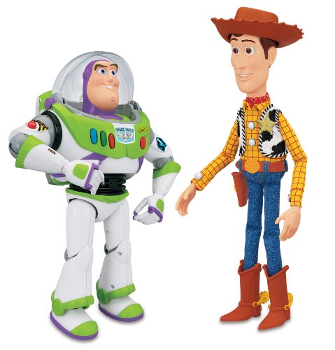 Toy Story Interactive Buddies Talking Action Figures - 12 inch Buzz Lightyear & 16 inch Woody Set Toy Story Interactive Buddies Talking Action Figures - 12 inch Buzz Lightyear & 16 inch Woody Set