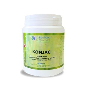 Konjac - Modérateur d'appétit - 200 gélules Konjac - Modérateur d'appétit - 200 gélules