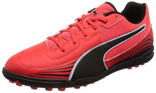 Puma Evostreet 3 F6, Chaussures de Football Entrainement Mixte Adulte, Rouge (Blk/Wht/Red), 40-41