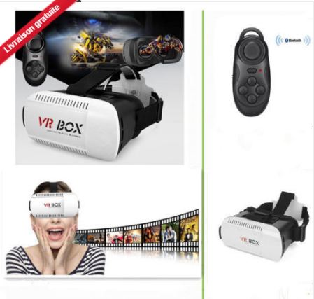Virtuelle VR Box Helmet Lunettes 3D Google Controller Virtuelle VR Box Helmet Lunettes 3D Google Controller
