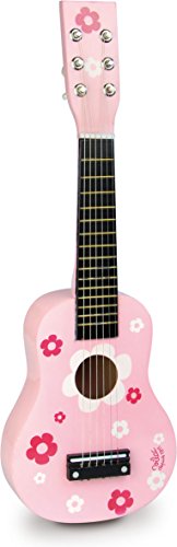 Vilac - 8305 - 1er Age - Guitare en Bois Massif avec 6 Cordes Vilac - 8305 - 1er Age - Guitare en Bois Massif avec 6 Cordes