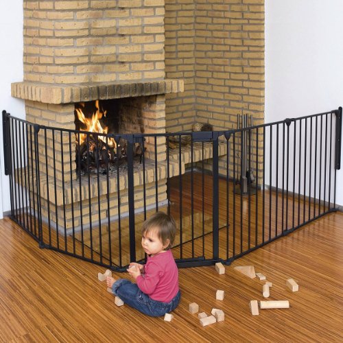 BABY DAN - Barriere Pare-Feu Flex XL Noir