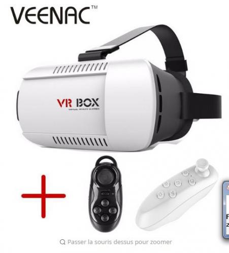 Dovina Google Carton VR BOÎTE 3.0 Pro1.0 Version Réalité Virtuelle Lunettes 3D   Smart Bluetooth 