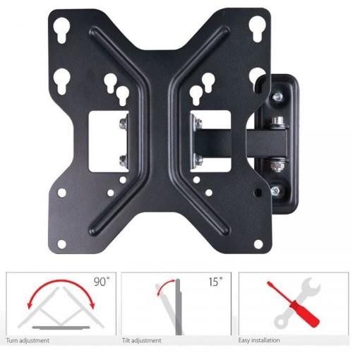 Support TV mural orientable 13 à 40 " Support TV mural orientable 13 à 40 "