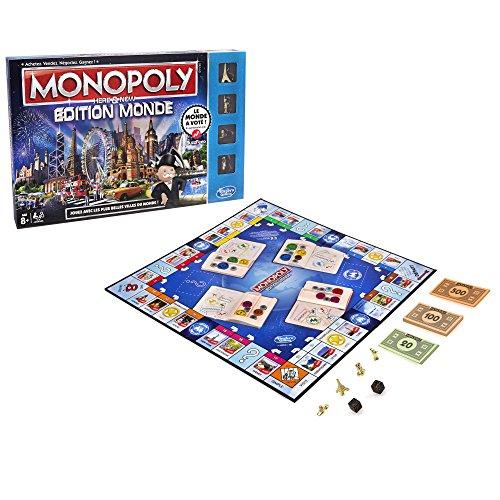 Hasbro - B23481010 - Jeu De Société - Monopoly Monde Hasbro - B23481010 - Jeu De Société - Monopoly Monde