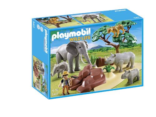 Playmobil - 5417 - Figurine - Animaux De La Savane Avec Photographe Playmobil - 5417 - Figurine - Animaux De La Savane Avec Photographe