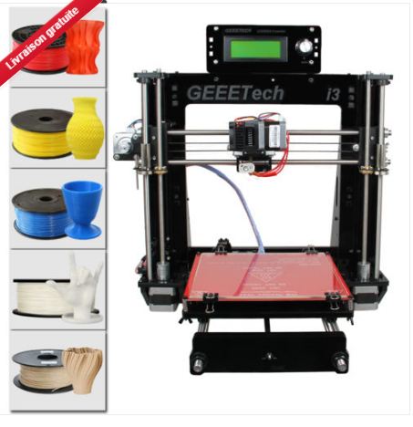 imprimente 3D Duty free Geeetech Acrylic Reprap Prusa I3 Pro B 3D imprimante