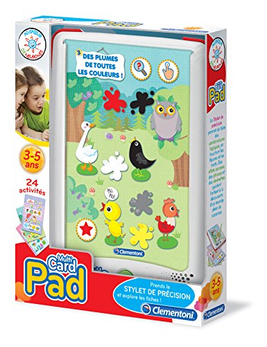 Clementoni - 52059.6 - Jeu Éducatif Électronique - Pad Multicartes Clementoni - 52059.6 - Jeu Éducatif Électronique - Pad Multicartes