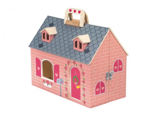 Maisonnette avec meubles et poupees Maisonnette avec meubles et poupees
