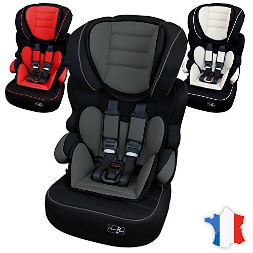 Monsieur Bébé ® Siège auto et rehausseur groupe 1.2.3 de 9 à 36kg - 100% fabriqué en France - 3 étoiles Test TCS - Trois coloris - Norme ECE R44/04 Monsieur Bébé ® Siège auto et rehausseur groupe 1.2.3 de 9 à 36kg - 100% fabriqué en France - 3 étoiles Test TCS - Trois coloris - Norme ECE R44/04