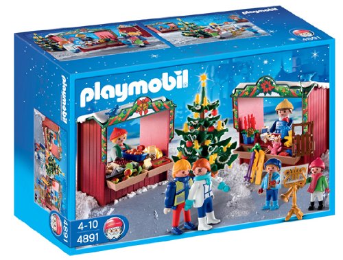 Playmobil - 4891 - Jeu de construction - Marché de Noël Playmobil - 4891 - Jeu de construction - Marché de Noël