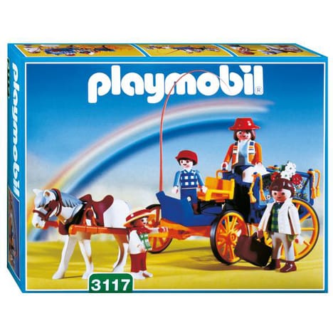 PLAYMOBIL 3117 Famille/attelage PLAYMOBIL 3117 Famille/attelage