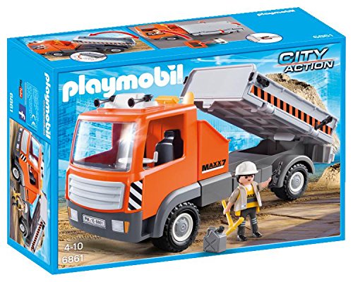 Playmobil 6861 - Camion de Chantier, jeu d'outils Playmobil 6861 - Camion de Chantier, jeu d'outils