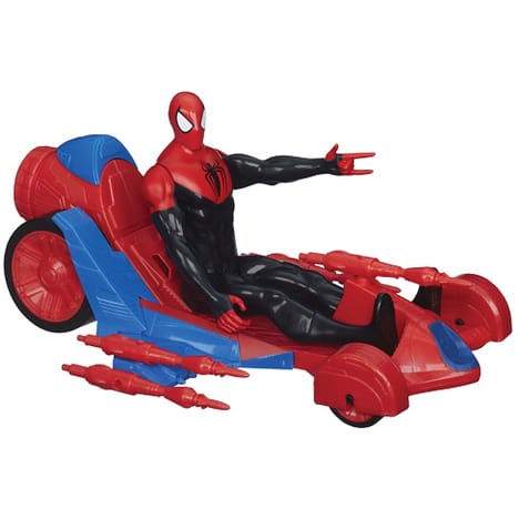 HASBRO Figurine 30cm Spider-Man avec Voiture Marvel HASBRO Figurine 30cm Spider-Man avec Voiture Marvel