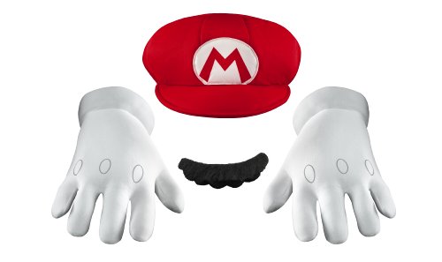 Set accessoires Mario Adulte - Taille Unique Set accessoires Mario Adulte - Taille Unique