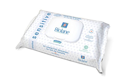 BIOLANE BEBE 72 Lingettes Sensitive - Lot de 4 BIOLANE BEBE 72 Lingettes Sensitive - Lot de 4