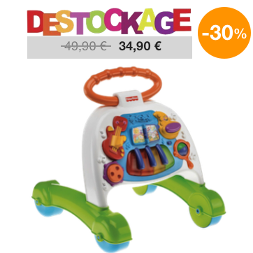 fisher price trotteur musical 2 en 1