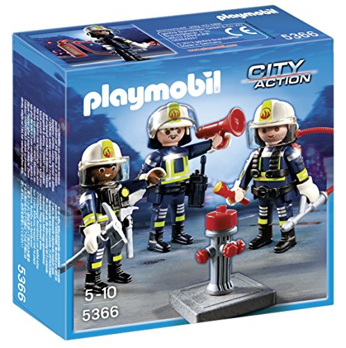 Playmobil - 5366 - Jeu De Construction - Unité De Pompiers Playmobil - 5366 - Jeu De Construction - Unité De Pompiers