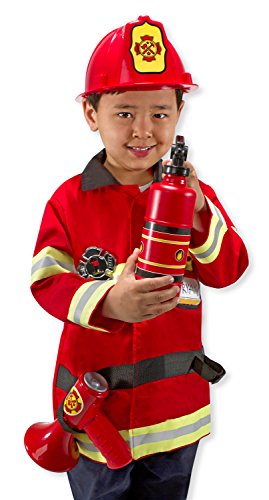 Melissa & Doug - 14834 - Déguisement - Costume de chef des pompiers