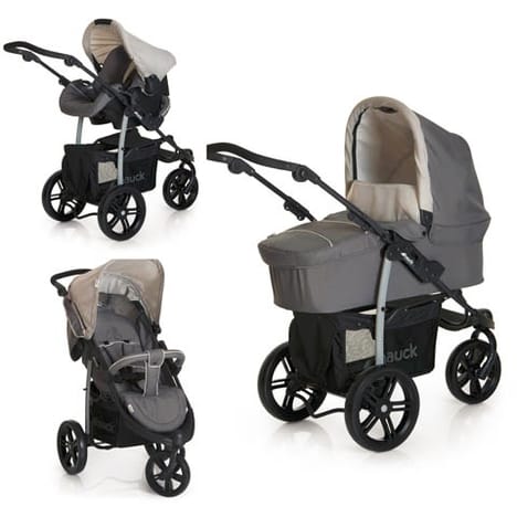 HAUCK Poussette Combin&eacute;e Trio Viper SLX Gris&sol;Sable