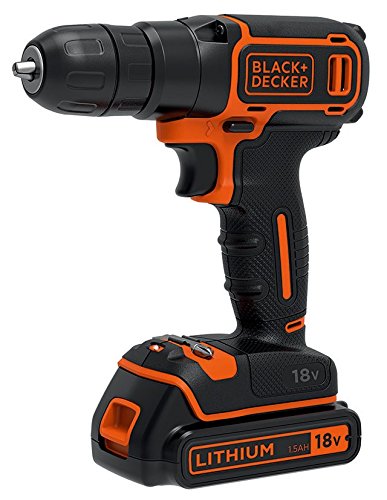 Black + Decker BDCDC18K-QW Perceuse sans fil 18 V avec batterie chargeur 3 h