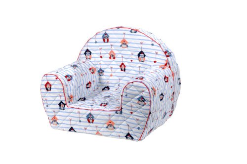 Fauteuil club Navy rose déhoussable P'TIT BASILE Fauteuil club Navy rose déhoussable P'TIT BASILE