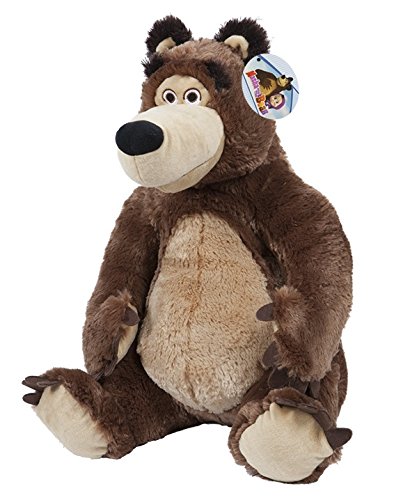 MASHA ET L'OURS - Peluche personnage "L'Ours" (23cm debout) - Qualité Super Soft MASHA ET L'OURS - Peluche personnage "L'Ours" (23cm debout) - Qualité Super Soft